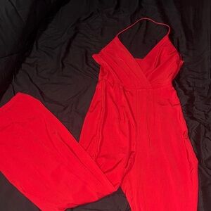 Urban Outfitters Vibrant Red Jumpsuit